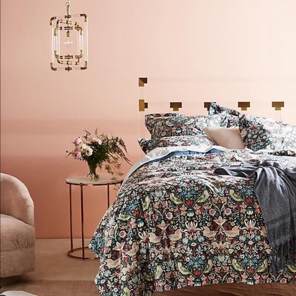 Other - Anthropologie Liberty Velvet Queen Bedding Set
